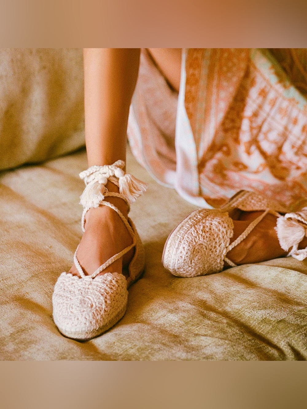 Spell Sweet Nothings Crochet Flats